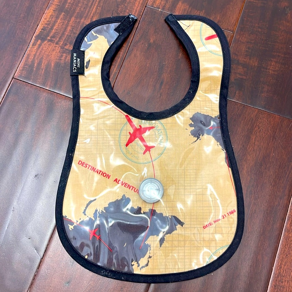 Mini Maniacs Bib - Travel Theme